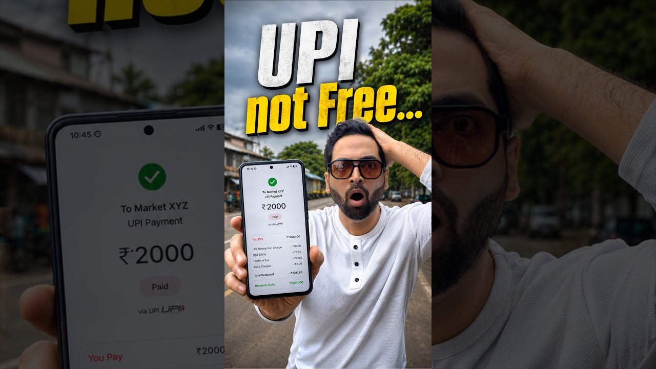 UPI Will Charge You 🤯 New Govt Rule #shorts