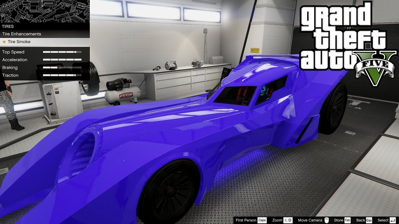 Customizing the VIGILANTE - Rocket-propelled Batmobile - GTAV Online