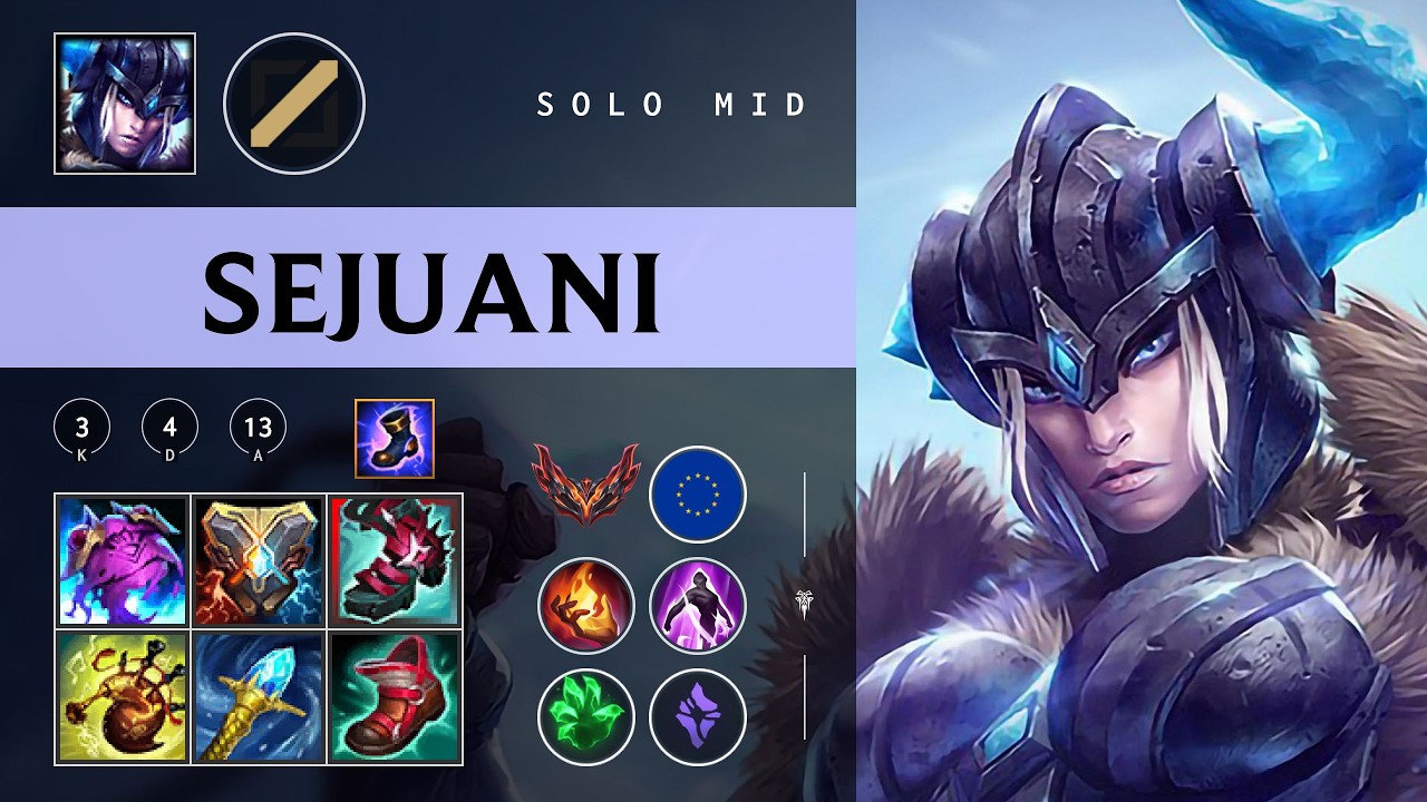 Sejuani Mid vs Ekko - EUW Grandmaster Patch 26.03