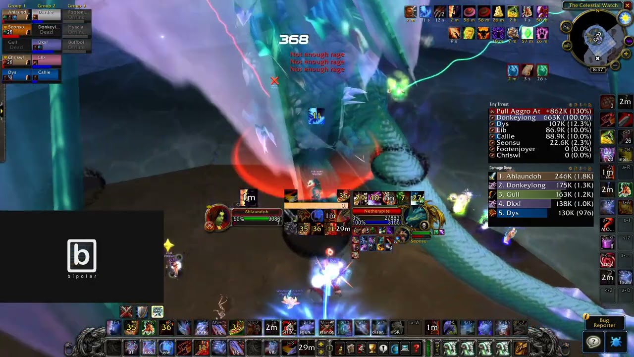 Fury Warrior Karazhan highlights | Burning Crusade Classic beta