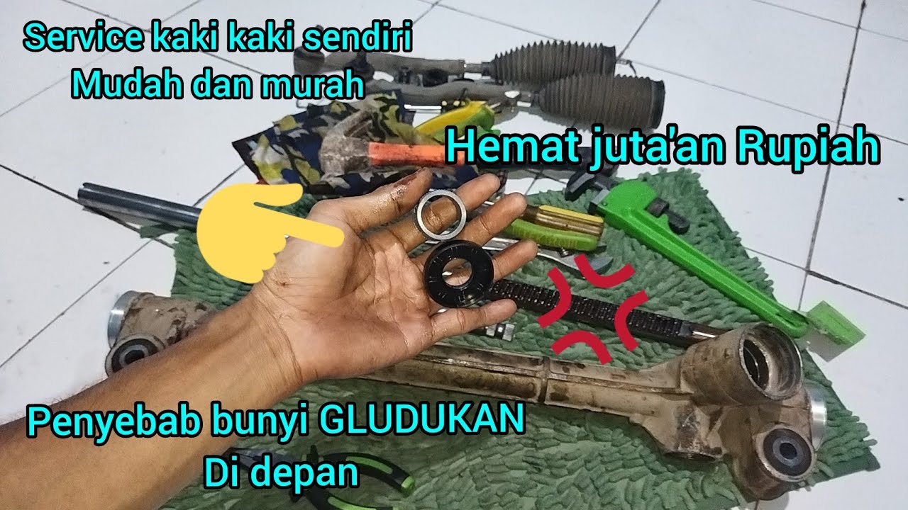 KAKI KAKI MOBIL BUNYI GLUDUKAN. SERVICE RACK STEERING SUZUKI ERTIGA