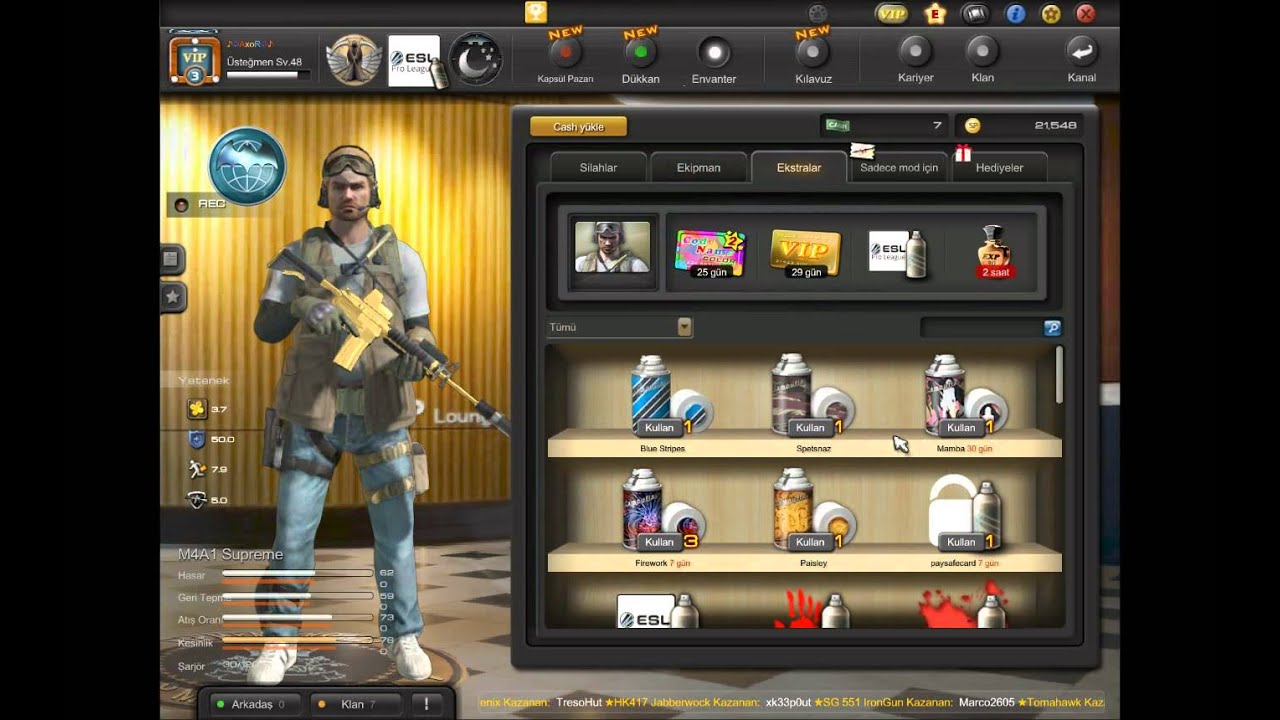 M4A1 Supreme - Takaslık