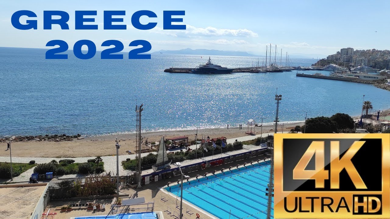Piraeus, Athens, Greece - Winter 2022 - 4K-HD Walking Tour
