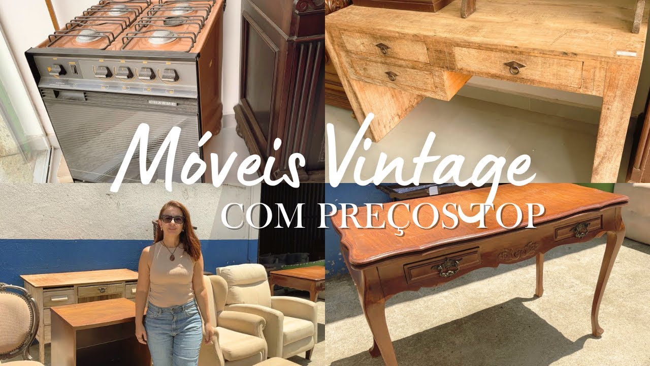 TOUR NUMA LOJA IMPRESSIONANTE DE MÓVEIS VINTAGE COM PREÇOS BEM ATRATIVOS