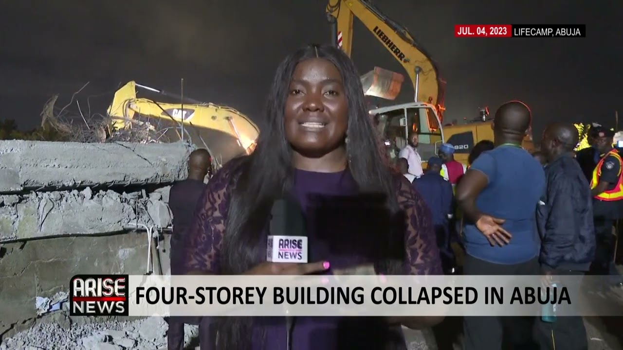 FOUR-STOREY BUILDING COLLAPSED IN ABUJA