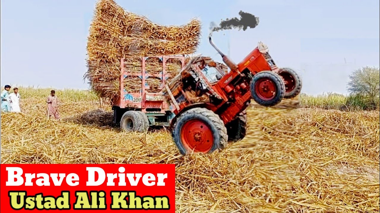 Brave Driver Ustad Ali Khan Chandio Ki Khatarnak Driving Heavy Trolley Loding