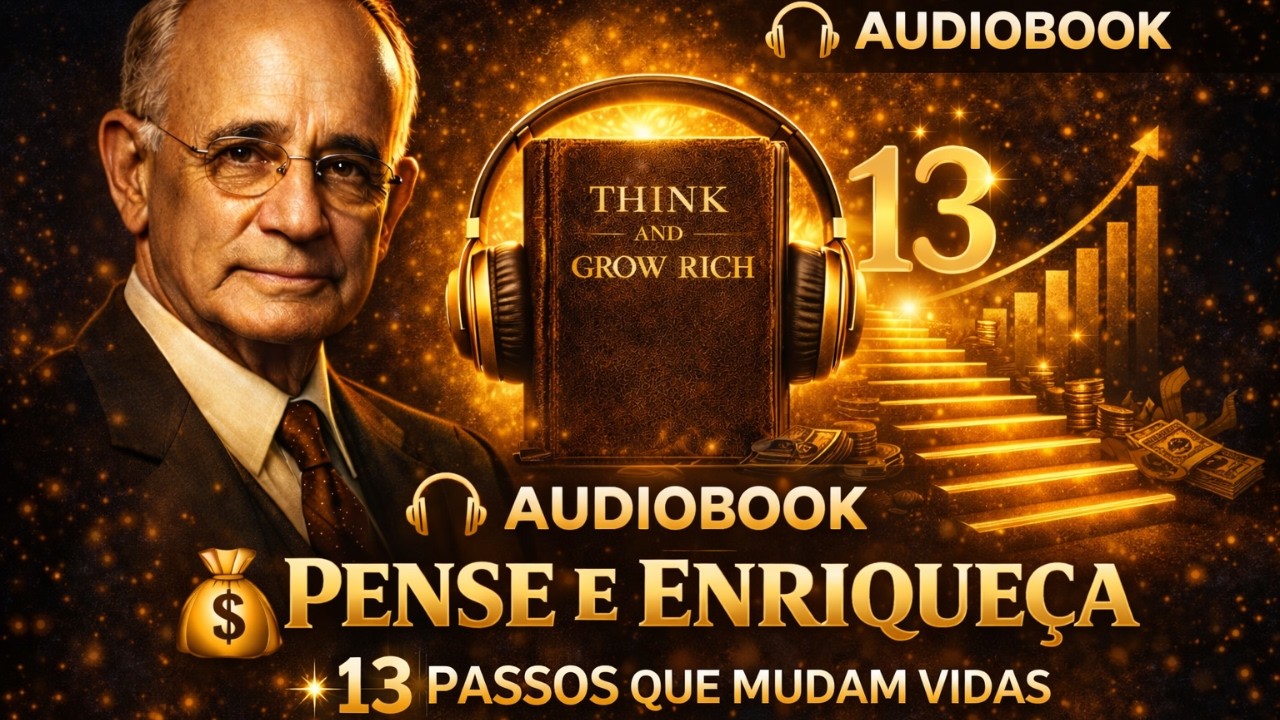 Napoleon Hill – Pense e Enriqueça (Audiobook) | Os 13 Passos que Mudam Vidas