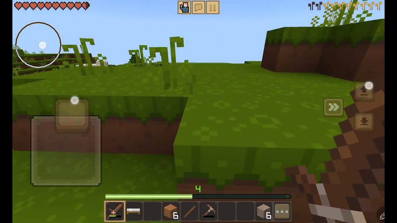 Jugando Minecraft (No es el real) Volvii