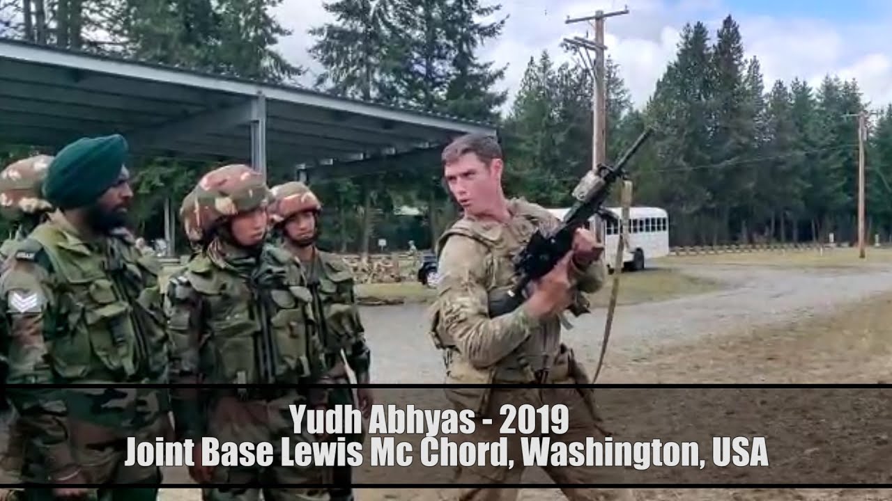 Yudh Abhyas- 2019 At Joint Base Lewis Mc Chord, Washington, USA