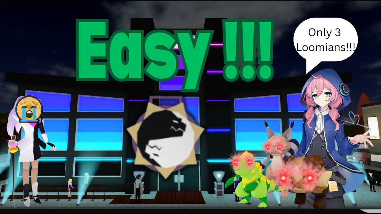 EASIEST WAY TO BEAT THE FIRST BATTLE THEATRE WITH ANY STARTER! (3 LOOMIANS ONLY!)