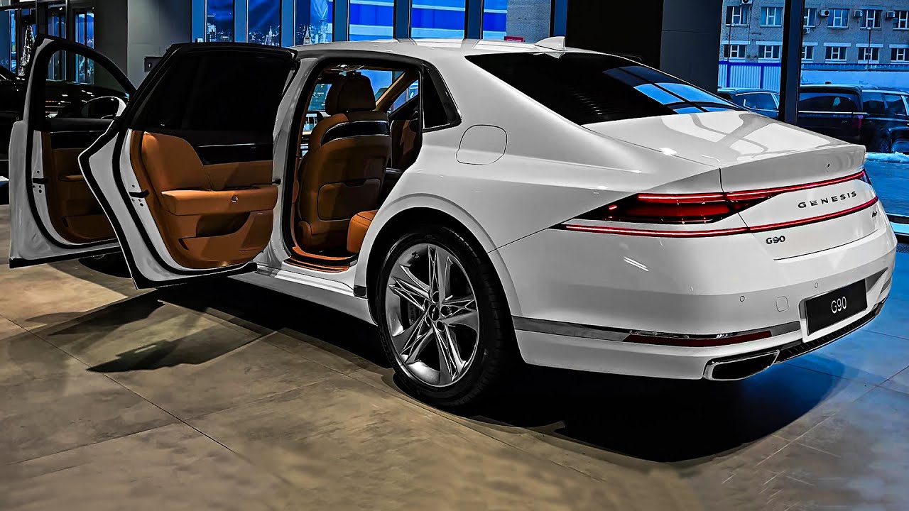 Genesis G90 (2024) — новый полноразмерный седан класса люкс!