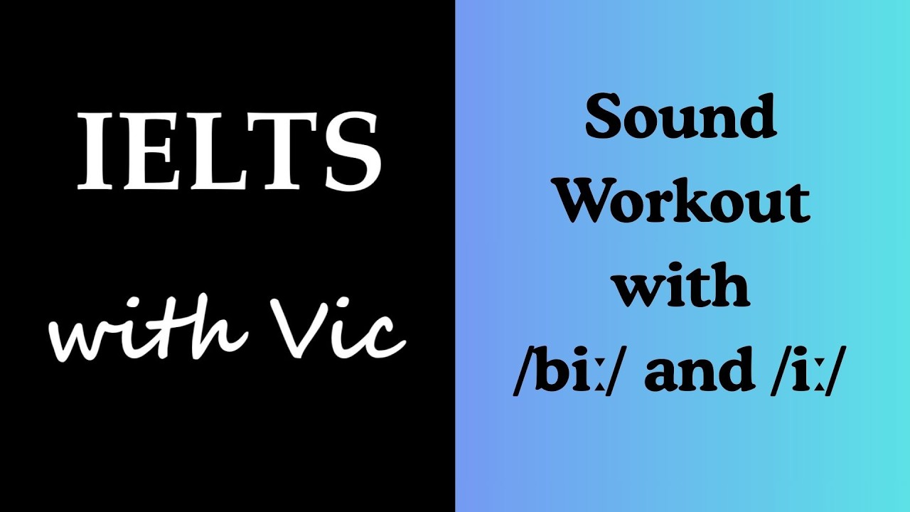 How to pronounce /biː/ and /iː/ in English (Sound Workout) #pronunciation