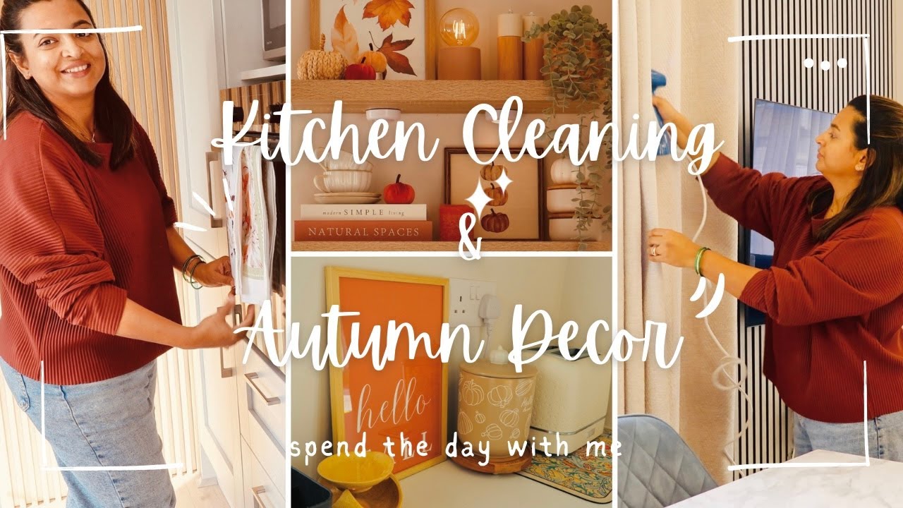 Indian Kitchen Countertop Organisation| Pantry Restock + Autumn Touches & Cozy Home  Organisation