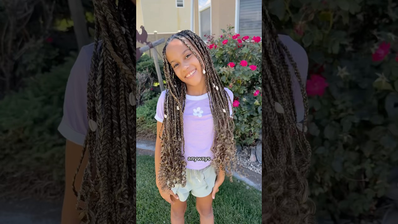 let&rsquo;s give my daughter some fulani flip over braids! 😍 I LOVE THEM!!! #braids #braidstyles #shorts
