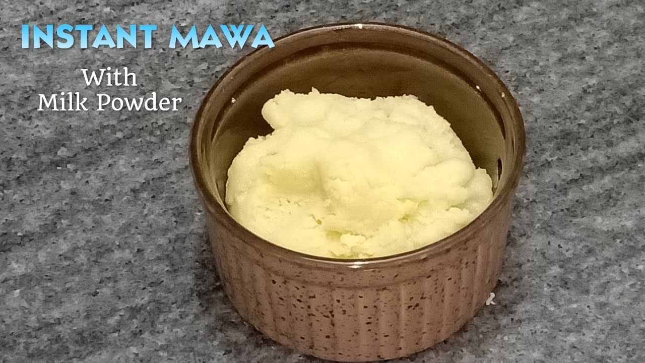Instant Mawa Recipe | मिल्क पाउडर से बनाए खोया | How To Make Khoya With Milk Powder