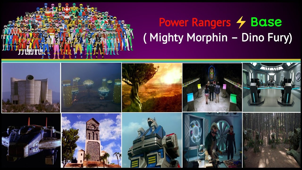 All Power Ranger Base List | Power Ranger ⚡ ||