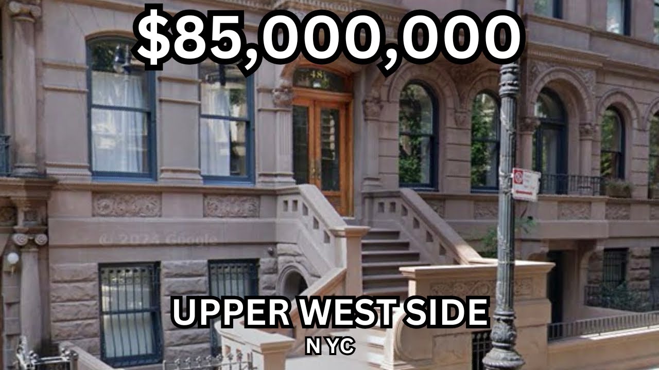 $85,000,000 Upper West Side Townhouse w Pool, Roof Terrace, Garden | NYC Real Estate
