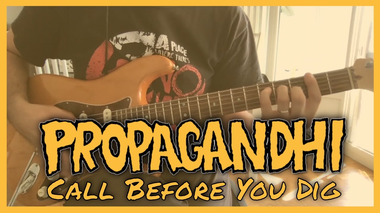 Propagandhi - Call Before you Dig [Victory Lap #8] (Guitar cover)