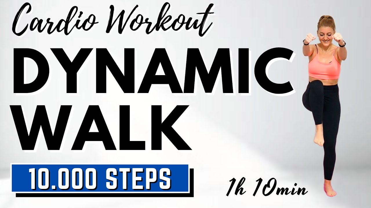 🔥10.000 STEPS DYNAMIC WALKING WORKOUT🔥STEADY STATE CARDIO WORKOUT for WEIGHT LOSS🔥NO JUMPING🔥