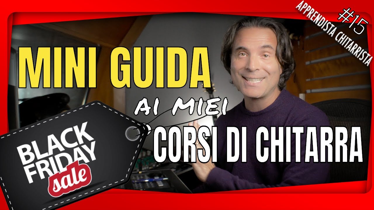 Corsi di Chitarra Online - Guida ai Corsi di Chitarra Black Friday 2020
