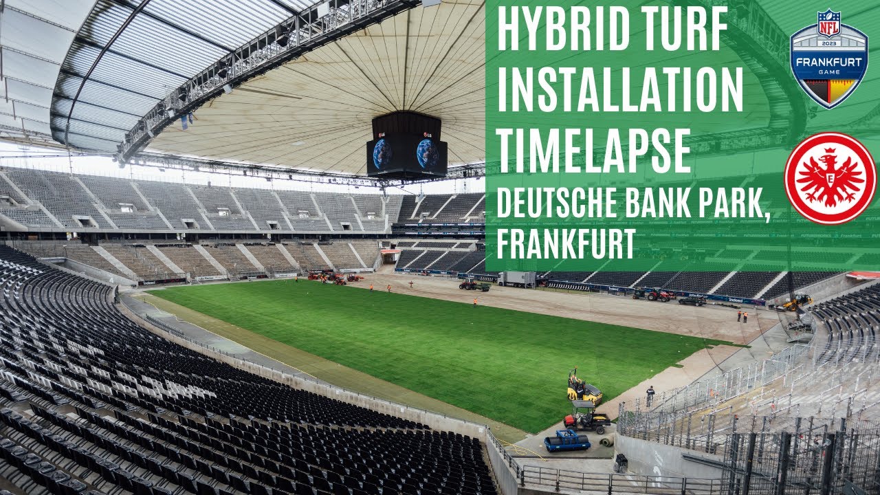 Timelapse - Hybrid Turf Installation at Deutsche Bank Park, Frankfurt for 