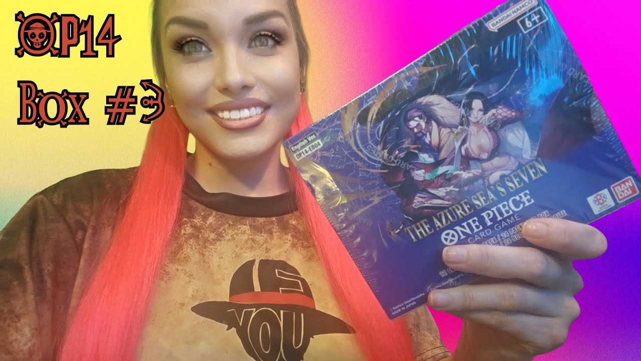 EP 50 OP14 Box #3 #Onepiece #onepiecetcg #tcg #bandi #girl #gamergirl #OP14 #booster