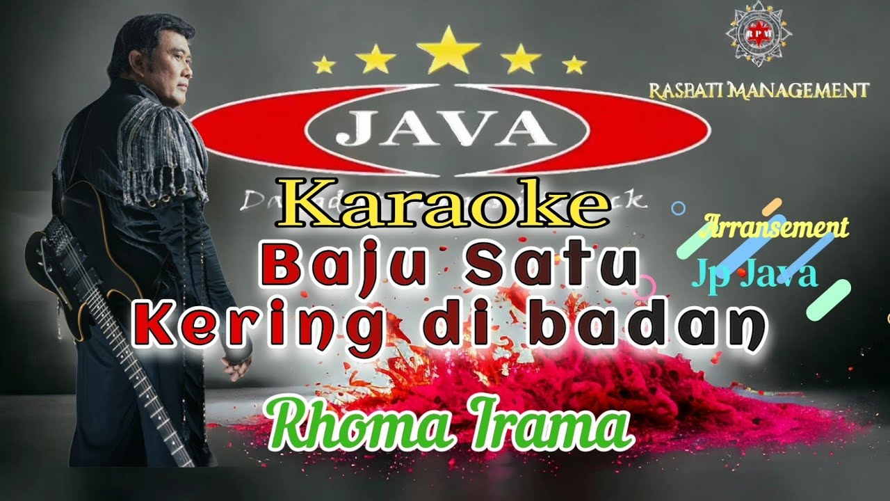 Karaoke Baju satu kering dibadan - Rhoma Irama & Soneta Group || Karaoke Dangdut
