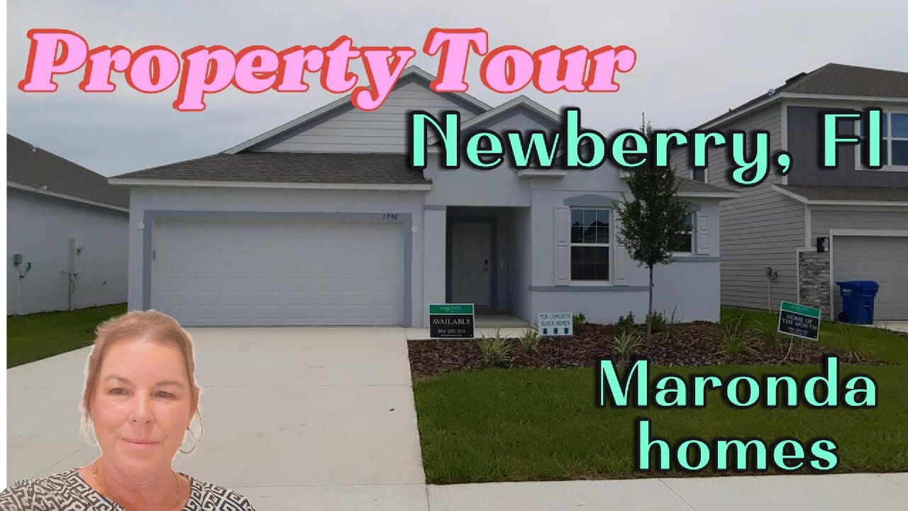 Property Tour/ Newberry, Florida/3 Bed 2 Bath 2 Car Garage/1998 Sqft/Maronda Homes/New Construction