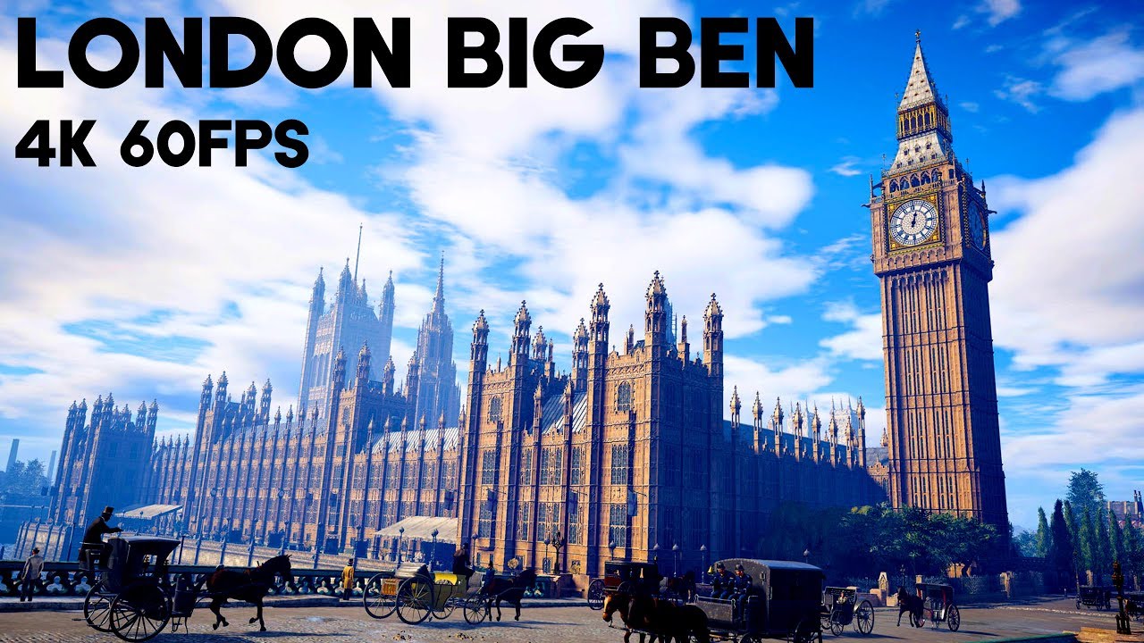 Big Ben London Exploring & Climbing - Assassin's Creed (4K 60FPS)