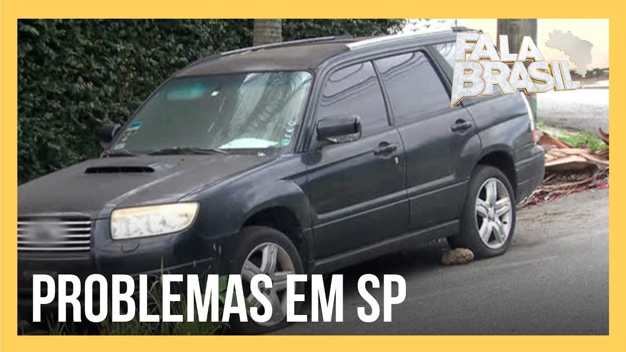 Carros abandonados causam transtornos em São Paulo