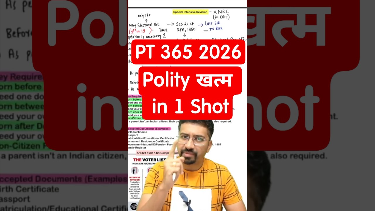 ✅ PT 365 2026 Polity *Citizenship* ❤
