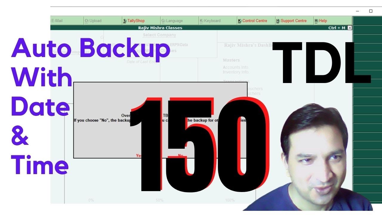 Secure Tally Data: Auto Backup TDL | Google Drive Sync | Never Lose Your Data | TDL with Rajiv