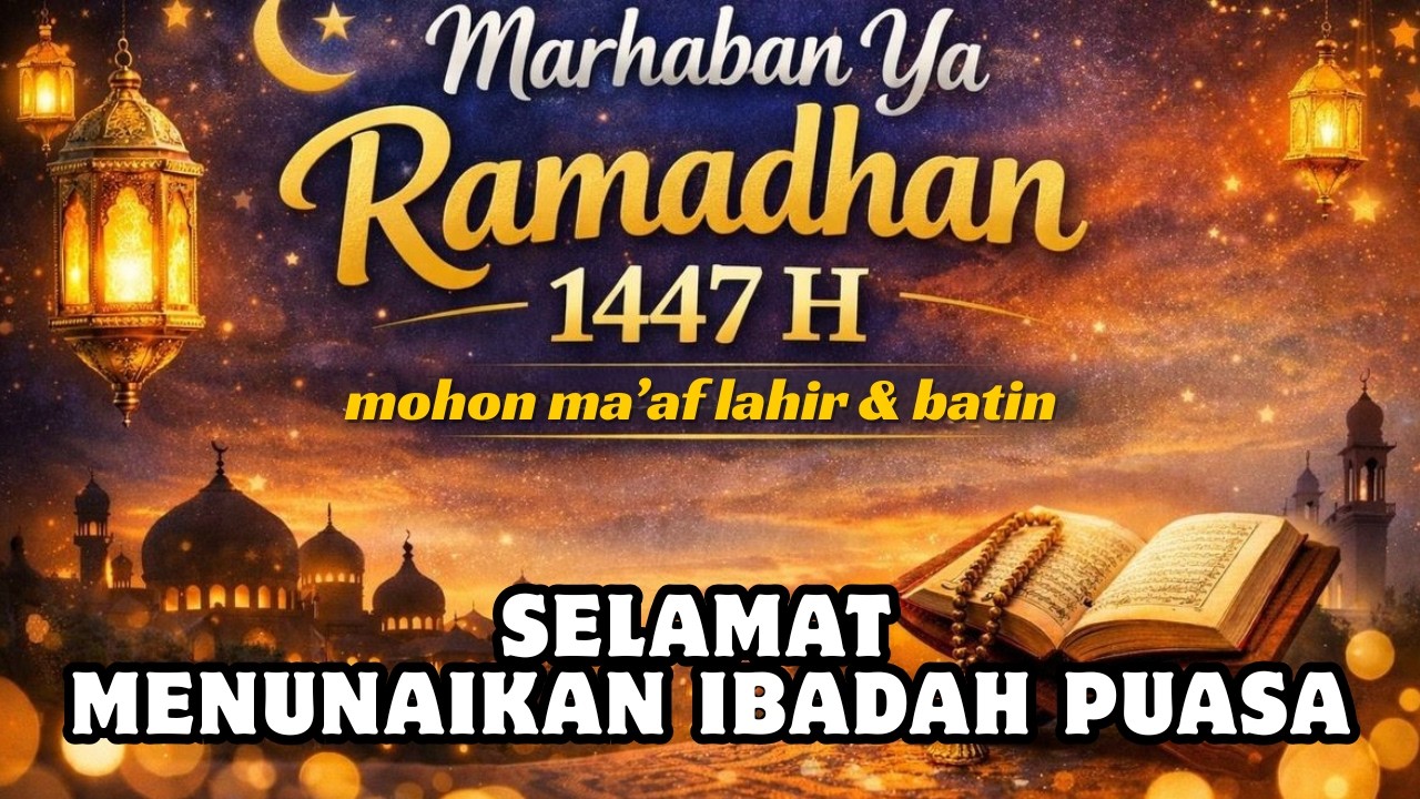 RAMADAN TIBA❤️MARHABAN YA RAMADAN❗MUSIC RELIGI✅ #ramadantiba #musicreligi #vlogaipdam #aipdamteknik