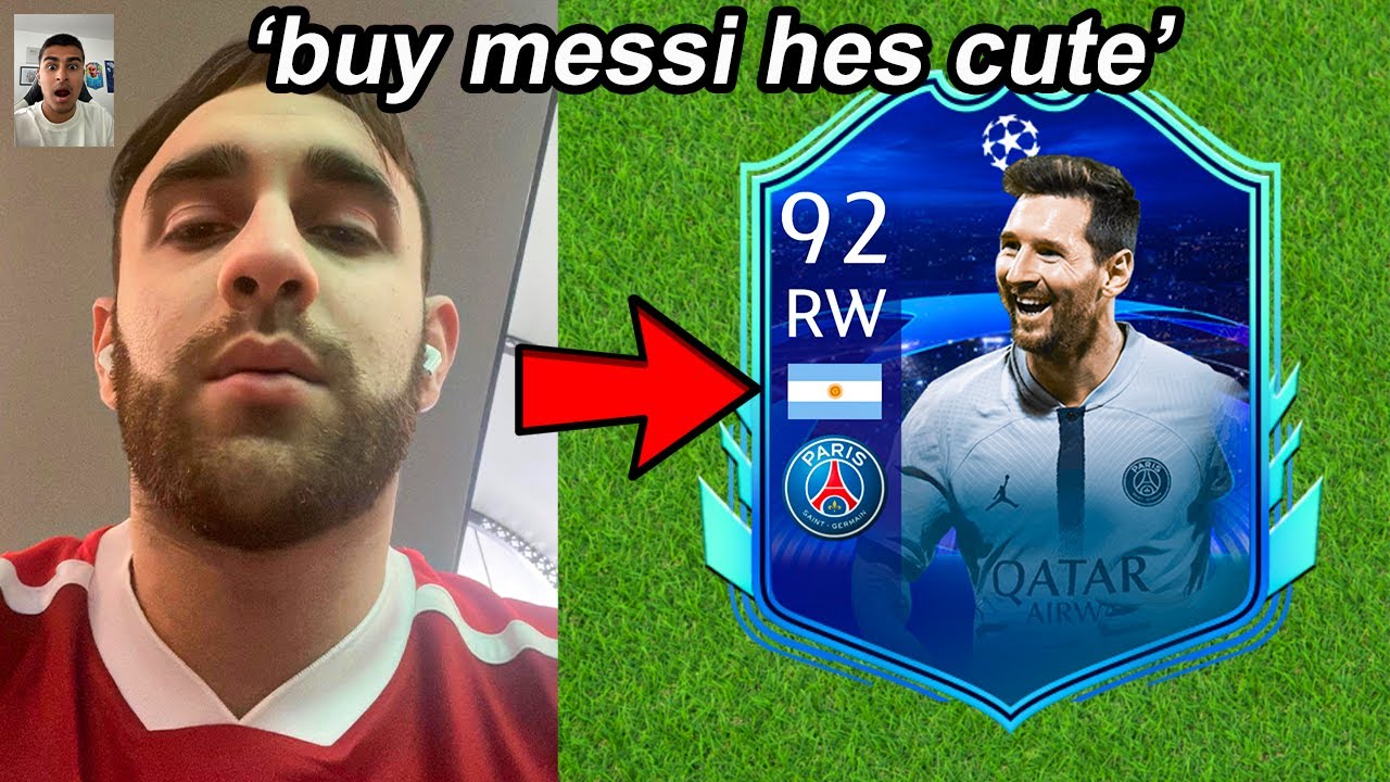 FIFA Streamers Chose My Team