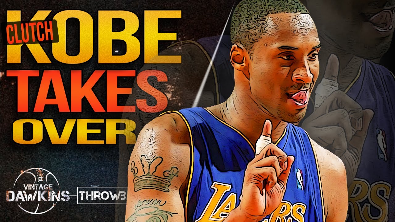 Kobe Let Yao x Shaq Battle The Whole Game, Then TAKES OVER | Clutch Kobe | VintageDawkins