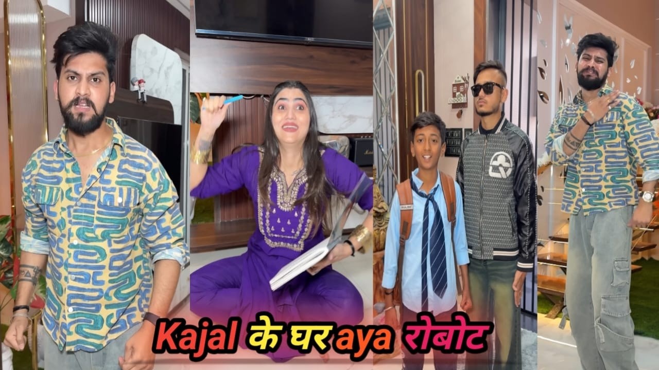 Kajal के घर aya रोबोट || golu kajal soni new shorts comedy films|viral comedy flims #kajalsoni