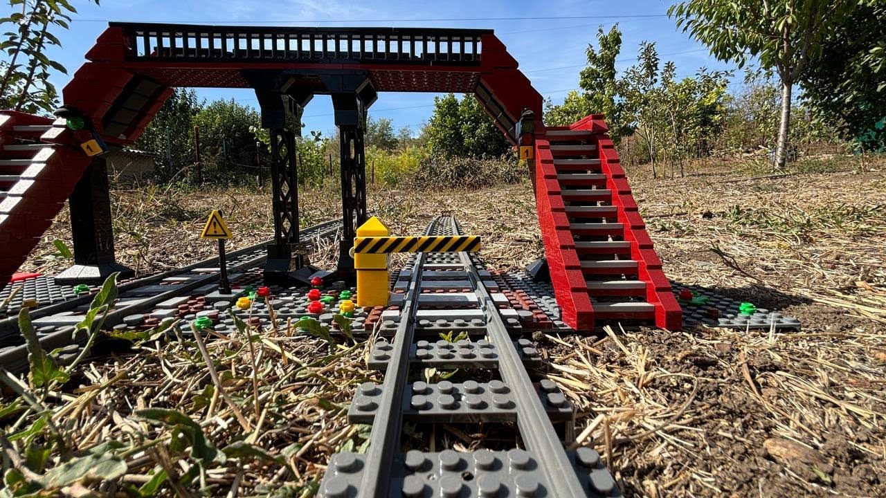 LEGO POV High-Speed Passenger Train 60051 - Testride Garden - OnBoard View