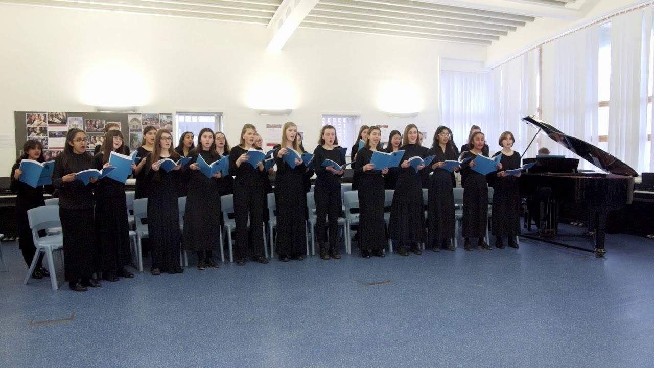 TGS Chamber Choir rehearsing Brahms 'How Lovely are thy Dwellings'