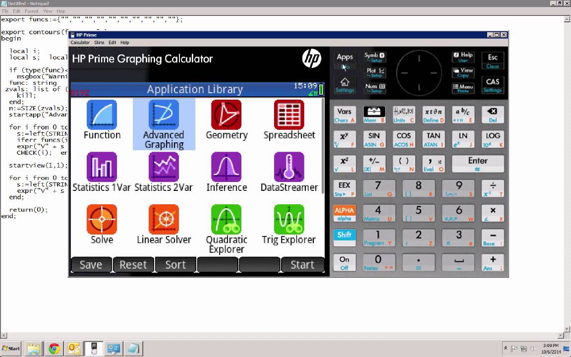 HP Prime - Creating contour plots with Advanced Graphing