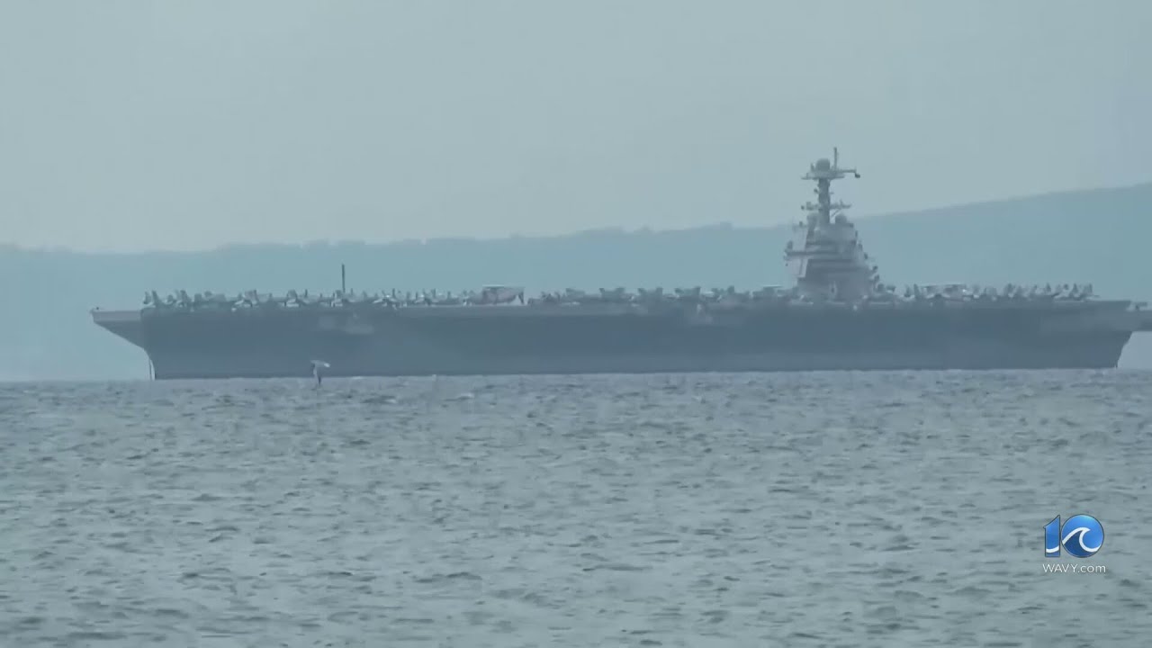 USS Gerald R. Ford Strike Group heading to Caribbean | Norfolk Navy Report
