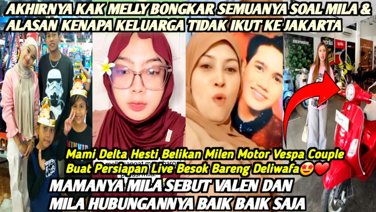 G4WAT POL‼️KAK MELLY SEBUT DIRINYA PERNAH TIDAK DI BALES SAAT DM MILA⁉️MAMANYA MILA P3LUK VALEN🤩❤️