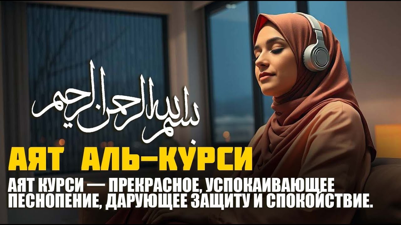 Трогательное и красивое чтение Аят аль-Курси — сильная защита от джиннов, зла и тревог