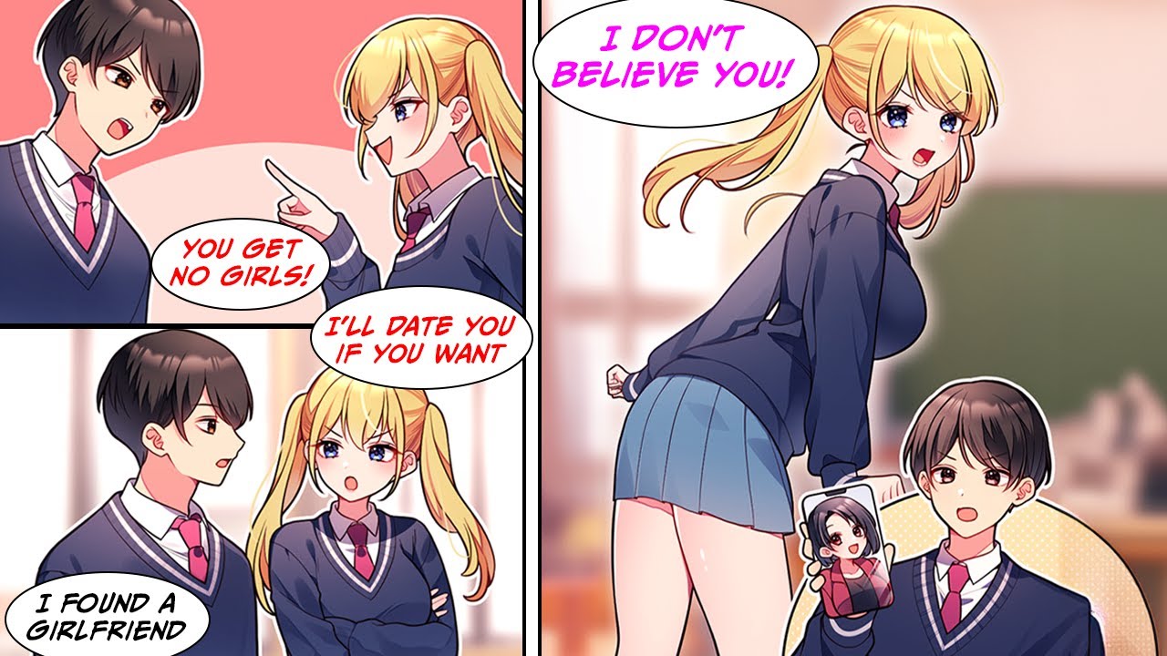 [Manga Dub] I lied to the pretty girl in class and told her that I had a girlfriend... [RomCom]