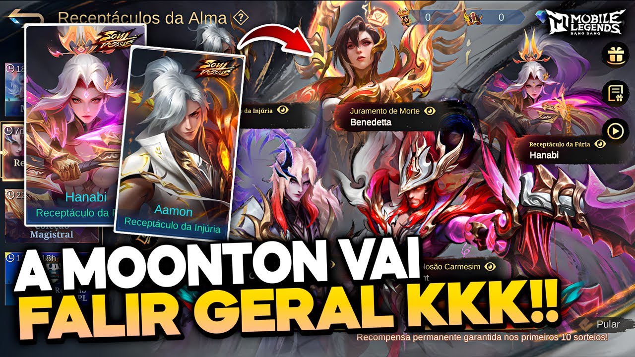 MOONTON ACERTOU NESSE EVENTO!! Novo Evento Com 5 Skins TA INSANO! Mobile Legends