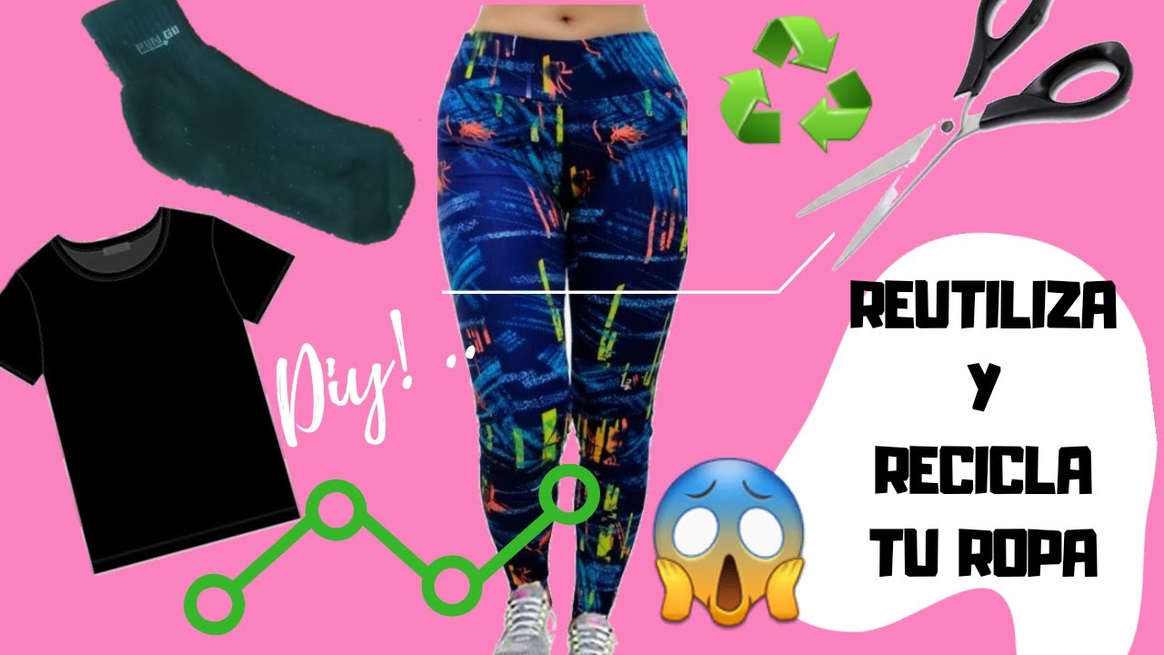 Reutiliza, Recicla y Transforma tu ROPA VIEJA Sin m&aacute;quina| TRANSFORM YOUR OLD CLOTHES| Diy Clothes!.