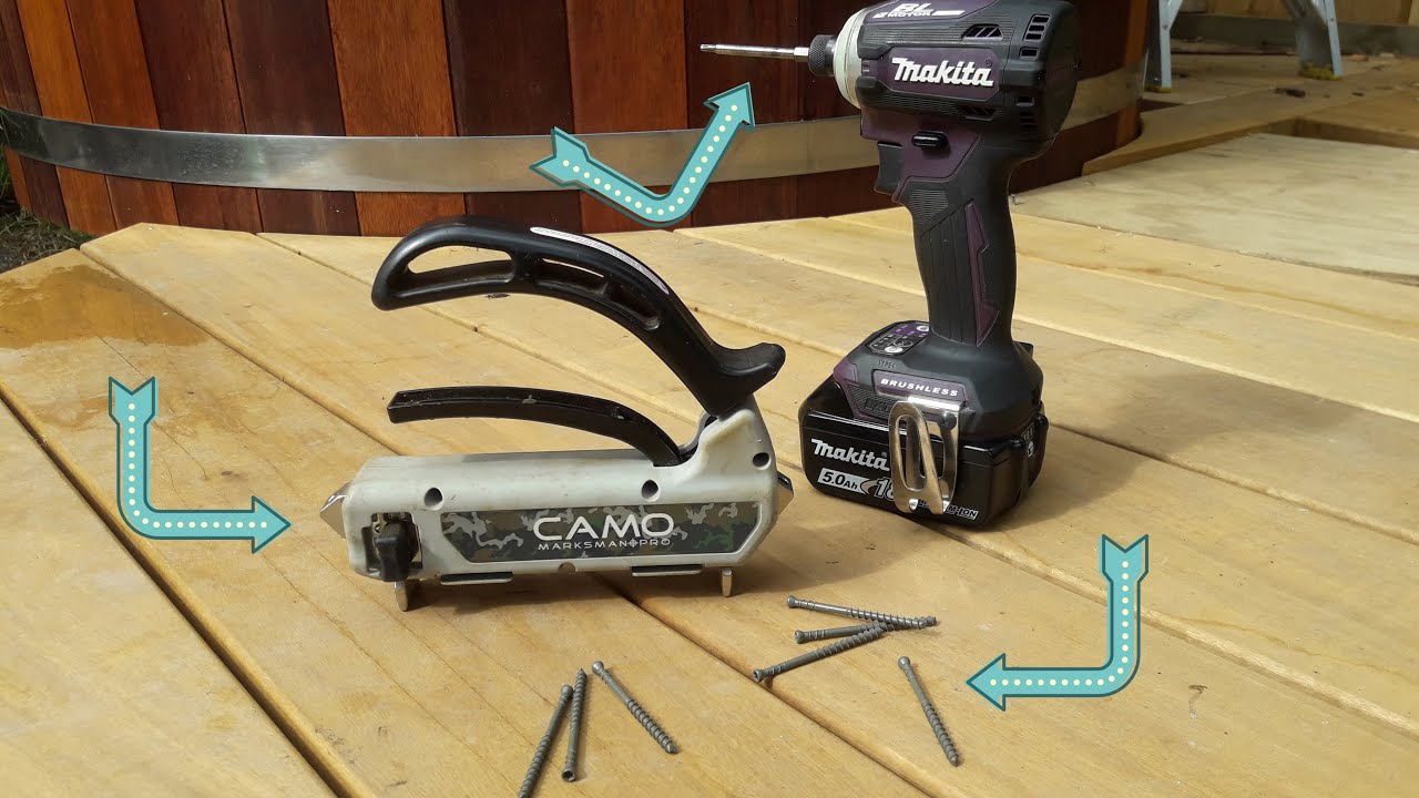 Camo Deck Fastening System Quick Demo