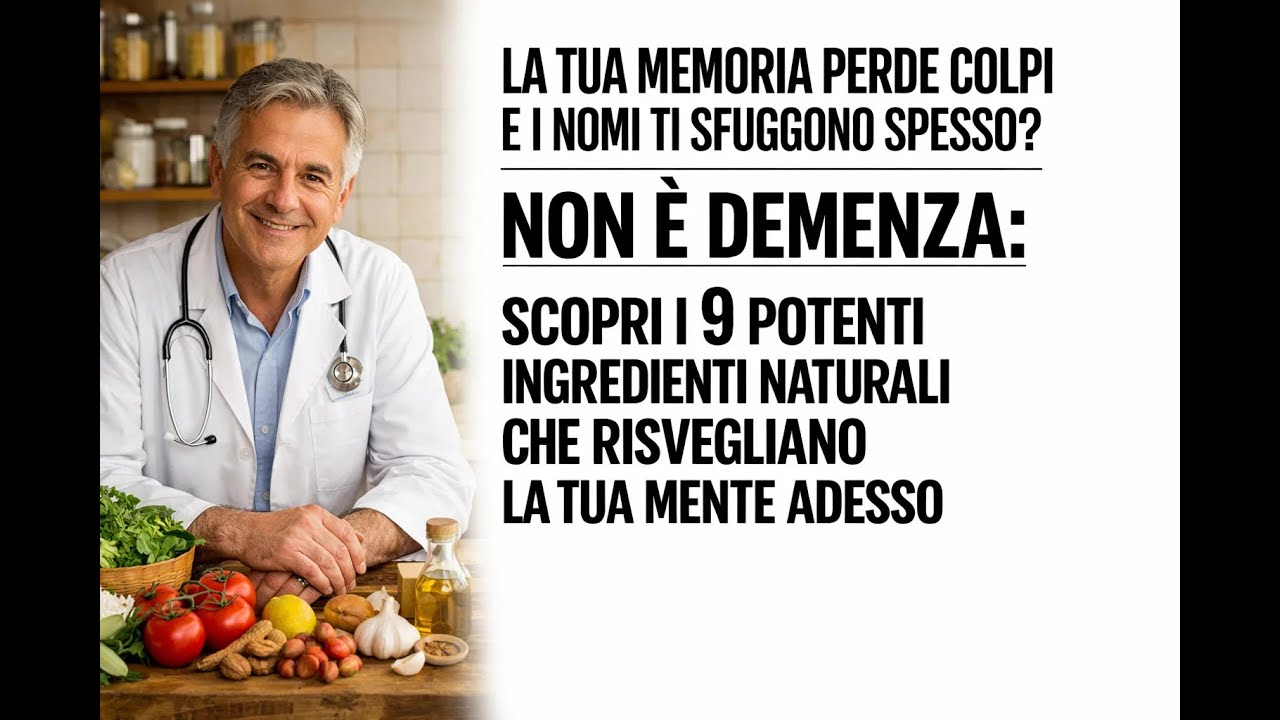 Nebbia mentale e vuoti di memoria? Il rimedio naturale che ogni italiano ha già nella sua cucina