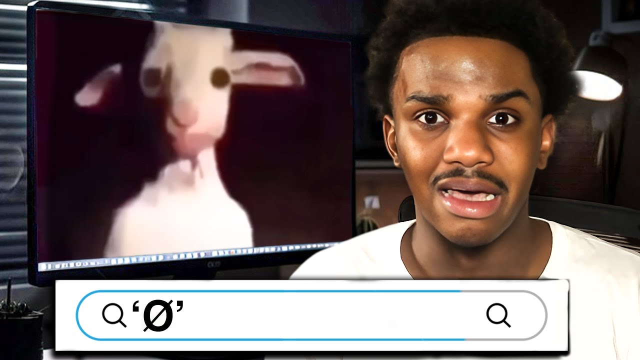Don't search '&Oslash;' into YouTube, It Traumatized me