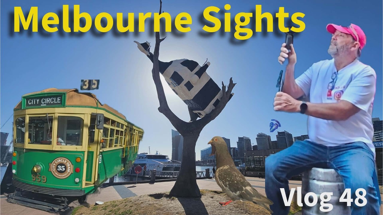 Riding a 1900s W Class Tram through Melbourne | exploring Docklands, and Hosier Lane, sadness hits