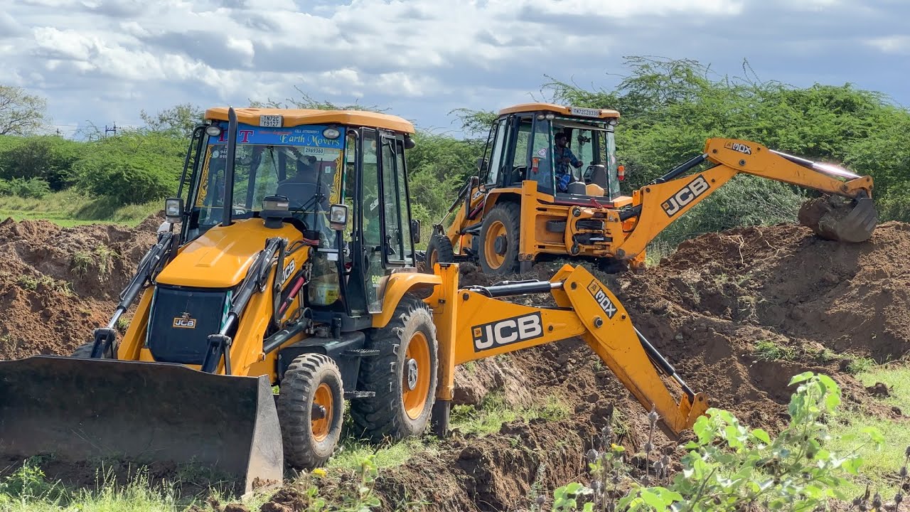 JCB 3DX Going Farming Land Making New Fish Pond in Arasanarkulam | jcb video | JCB